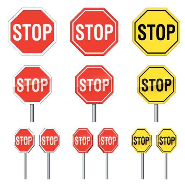 Different Types of Stop Signs